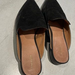 Halogen Suede and Leather Flats
